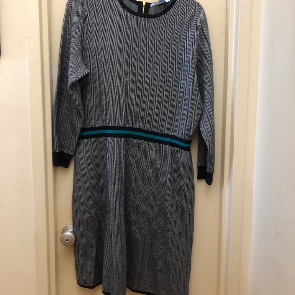 Draper James herringbone longsleeve dress